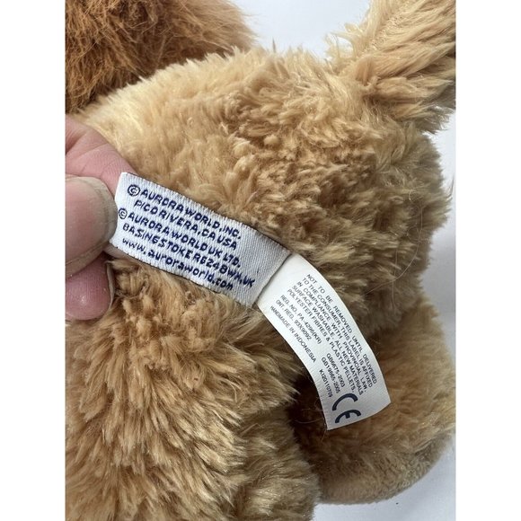 Aurora Lion Stuffed Animal Plush Toy 10 Inch Large Sad Sleepy Eyes Floppy Soft - Picture 9 of 11